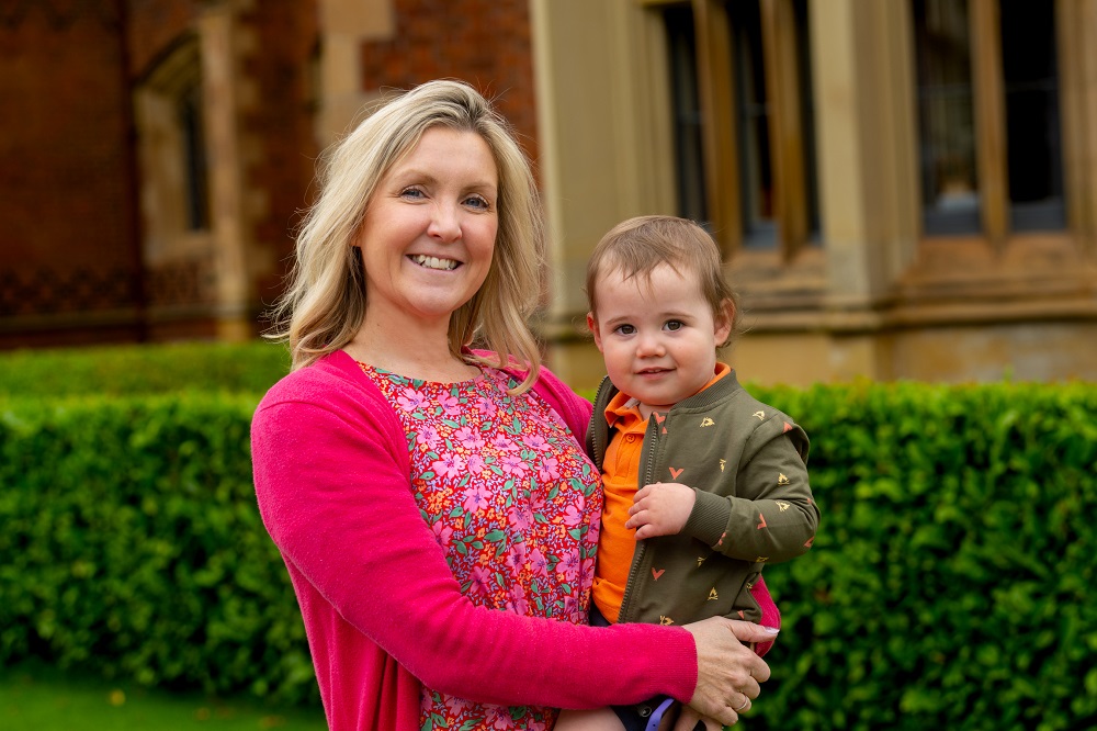 Claire Baxter and son, Joe