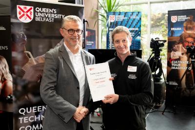 Technician Award for Contribution to Education
Runner up: Robert Vaughan, School of Mechanical & Aerospace Engineering