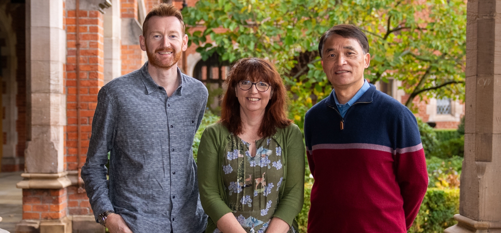 Dr Neil Reid, School of Biological Sciences, Dr Susan Clarke, School of Nursing and Midwifery and Professor Wei Sha, School of Natural and Built Environment